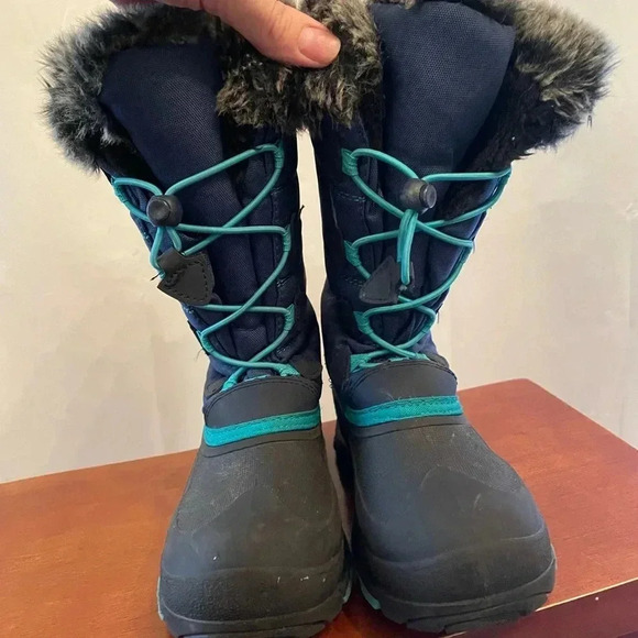 Kamik‎ ski/ snow boots with fur for kids size 3 - Picture 6 of 7